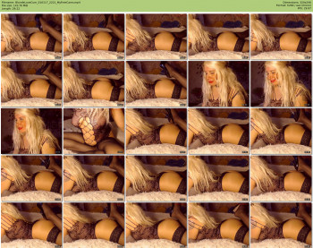 BlondeLoveCum